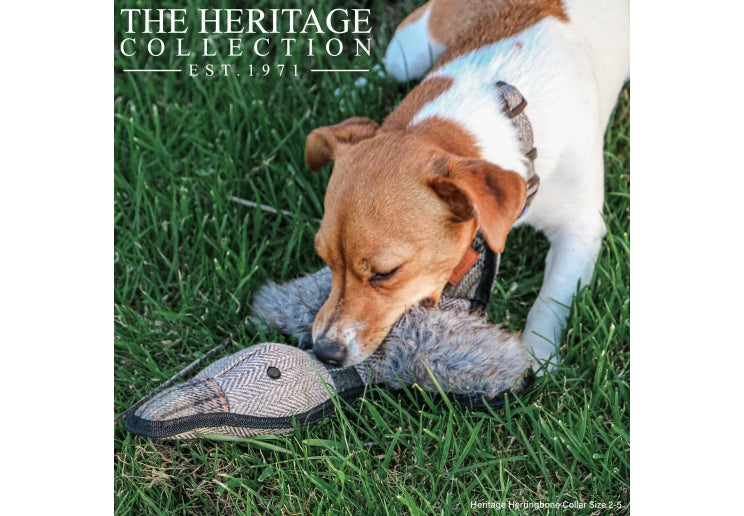 Ancol Heritage Collection Tweed Duck Dog Toy