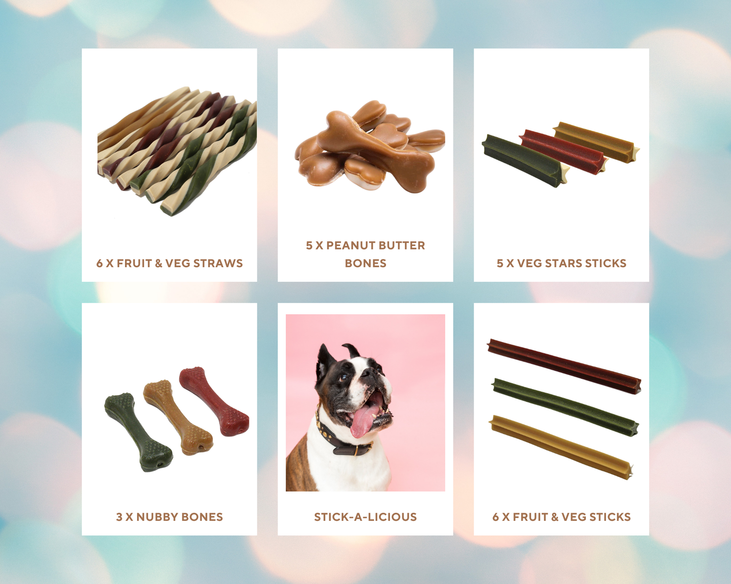 Stick-a-licious bundle (Small) - 25 treats