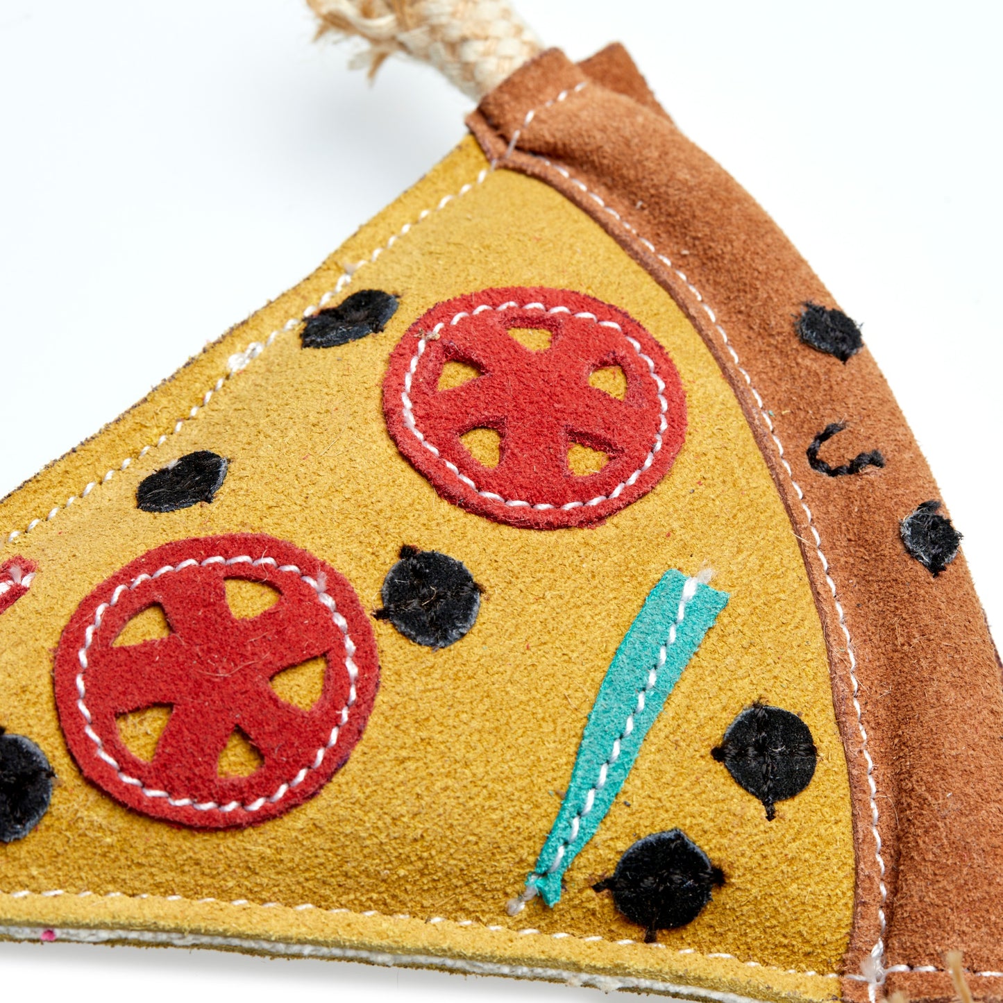 Green and wilds eco pizza dog toy