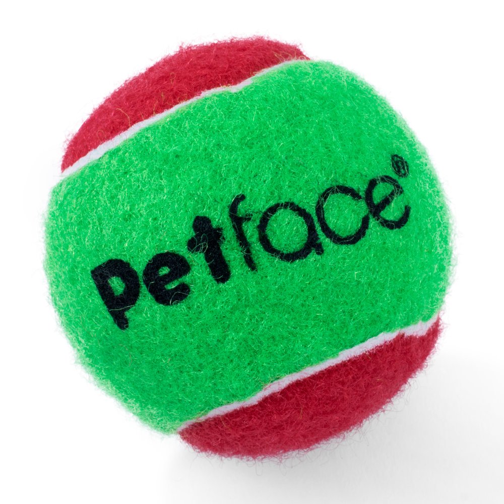 PetFace Squeaky Tennis Balls 3pk