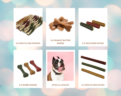 Stick-a-licious bundle (Small)  - 25 treats