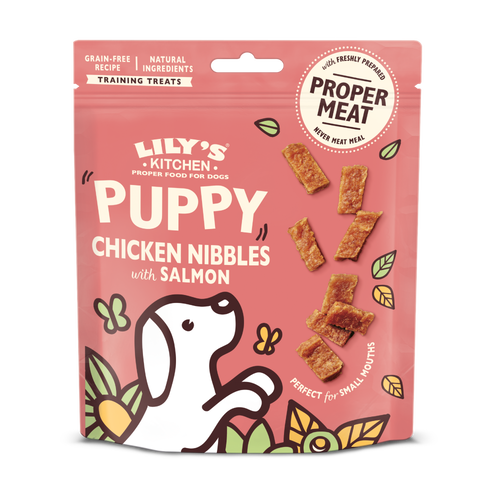 Chicken Nibbles with Salmon Puppy Treats