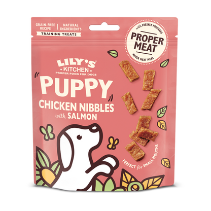 Chicken Nibbles with Salmon Puppy Treats