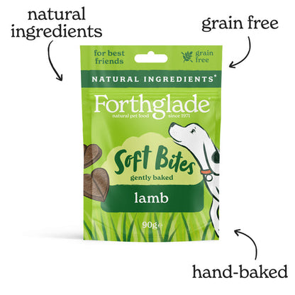 Natural Hand-Baked Soft Bite Treats With Lamb