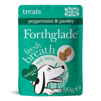 Fresh dog breath treats - peppermint & parsley soft bites