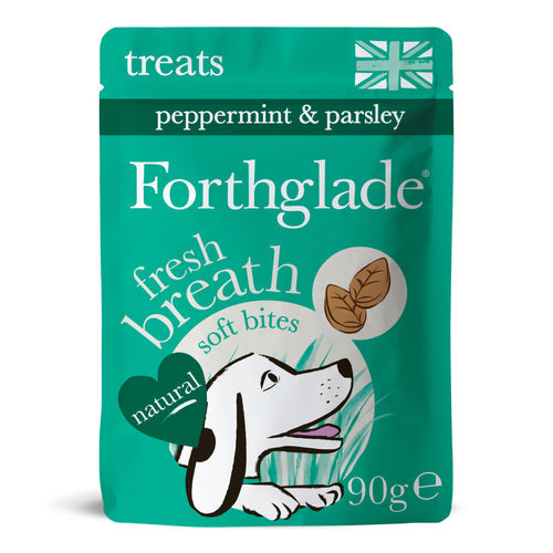 Fresh dog breath treats - peppermint & parsley soft bites