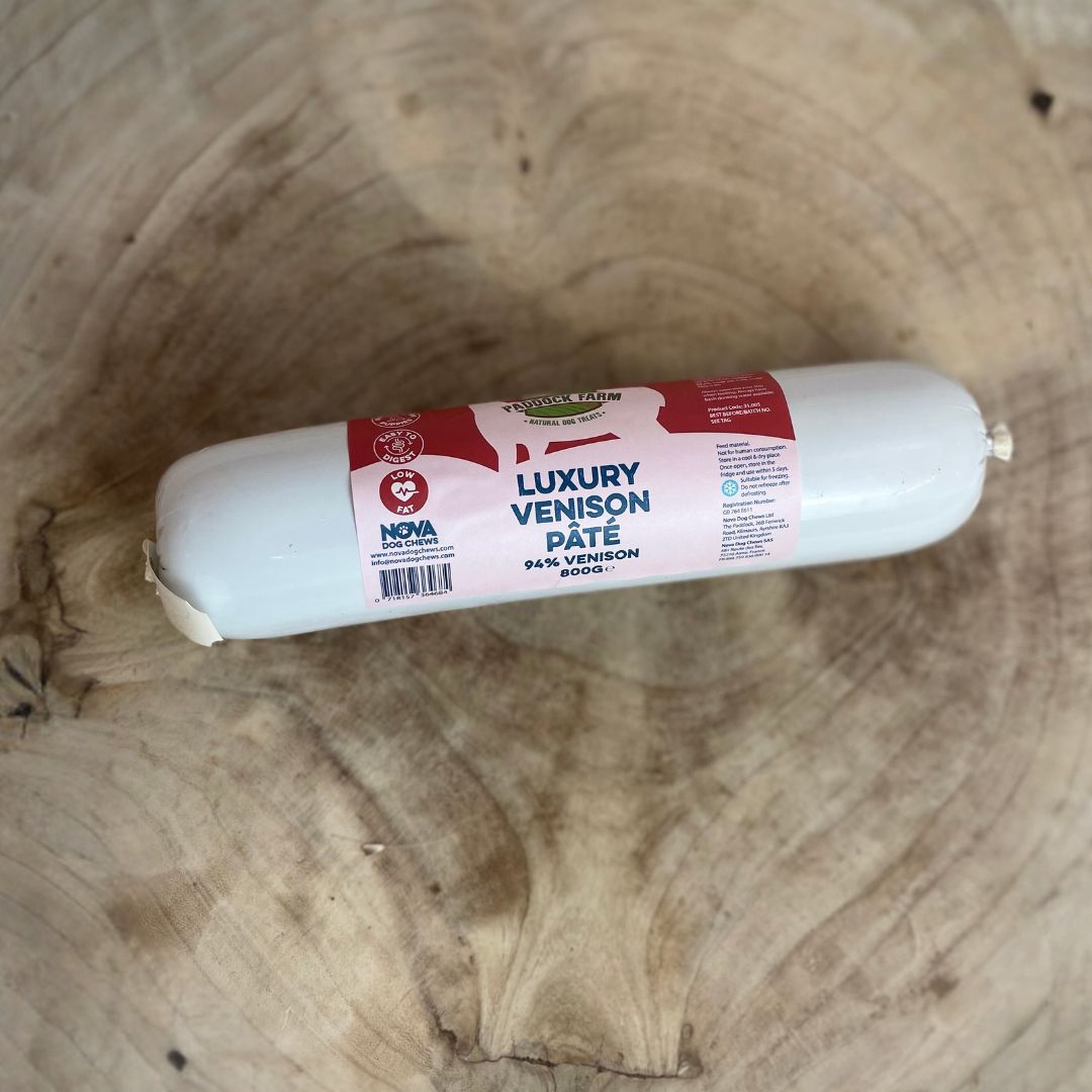 Luxury Venison Pâté 800g Dog Treat – Natural