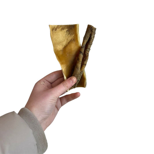 Deer Skin Dog Chew – Natural