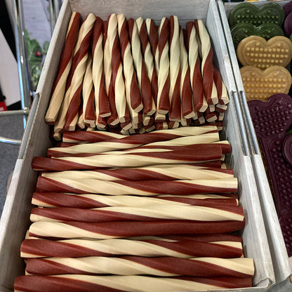 Vegetarian Dog Treats -  Cheese & Tomato Straws